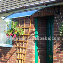 solid polycarbonate door awning canopies for sun shade rain cover