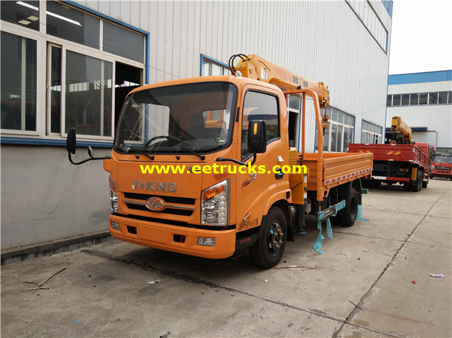 CAMC Folding 8ton Truck Mounted Cranes