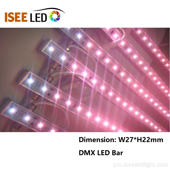 Musika Faʻaola DMX RGB Taʻitaʻi Bar Paltar Tube