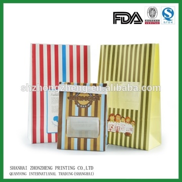 food packaging paper bags with window