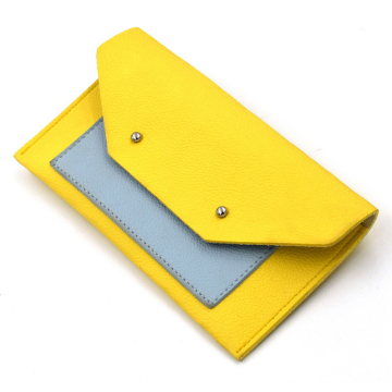 PU Waterproof Snap Button Soft Eye Glass Case for Kids