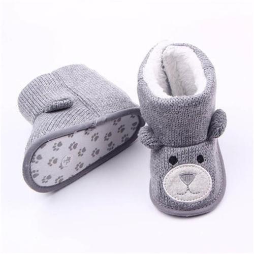 Bonito Urso de malha sapatos