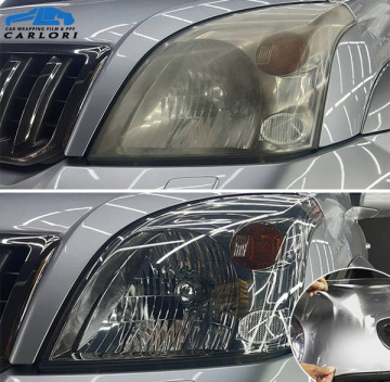 Paint protection film for headlights