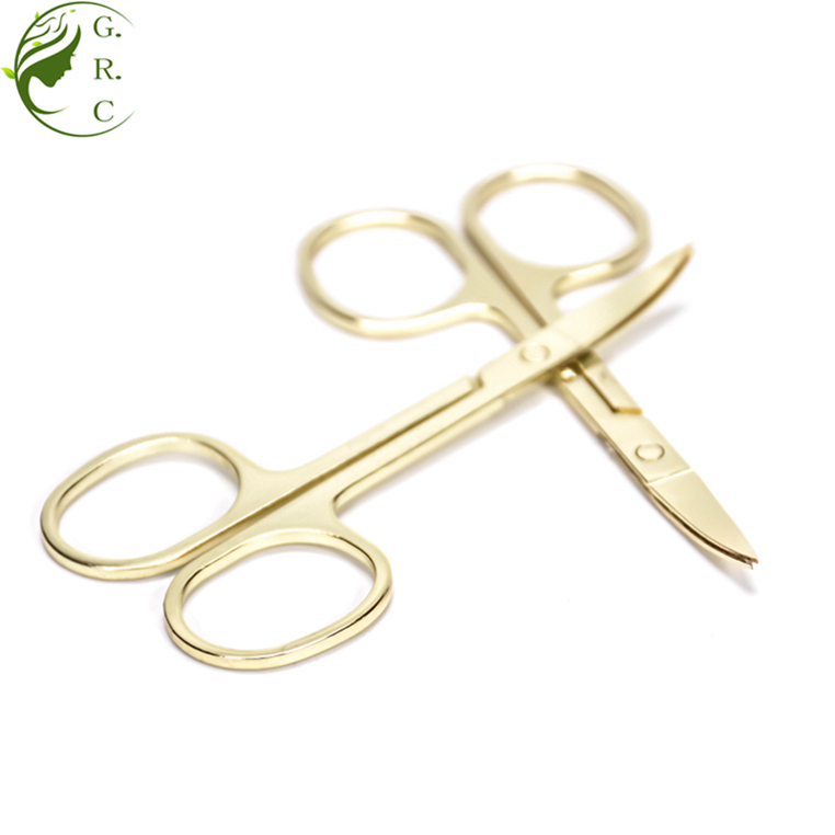 Beauty Curved Craft Scissors For Eyebrow Eyelash Extensions