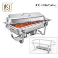 9L roestvrijstalen economie langwerpig Chafer/Food Warmer (JQ533)