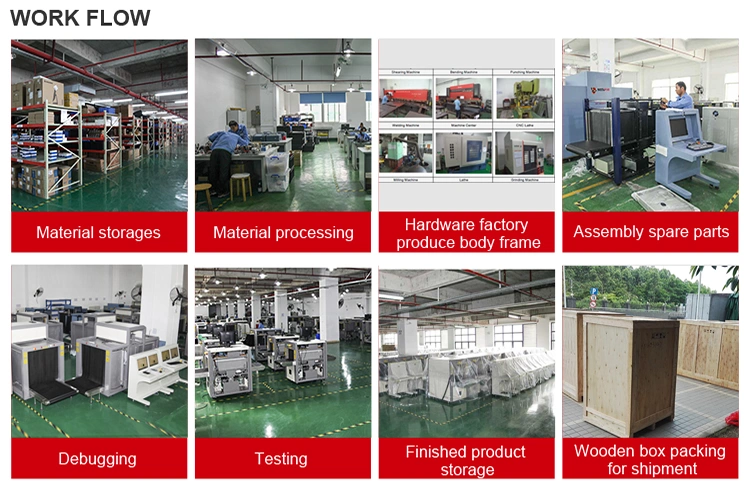 X-ray Security Scanning Machine with CE Approval SPX6550 X ray Baggage Scanner