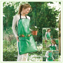 PE plastic printed cheap cute aprons for garden