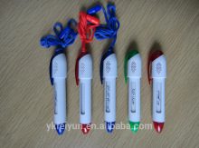 short length promotion advertising pen cord window pen