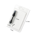 0,5 ml plastic clamshell vape cartridge blister verpakking