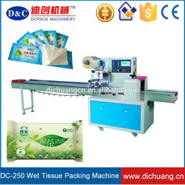 Horizontal Full Automatic Wet Tissue Packaging Machine