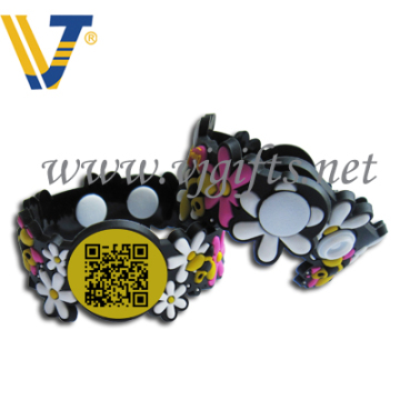 Amazing QR Code Silicone Bracelet Each with Unique Code