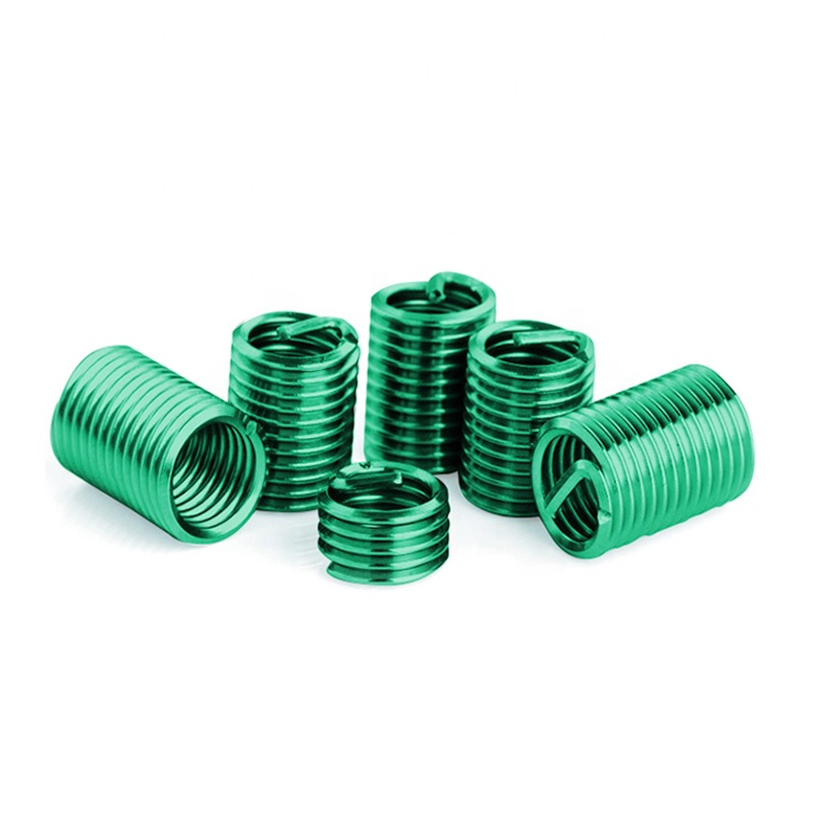 M6*1*1.5D Stainless Steel Fasteners 304 Dyed Free Running Wire Thread Inserts Screw Type