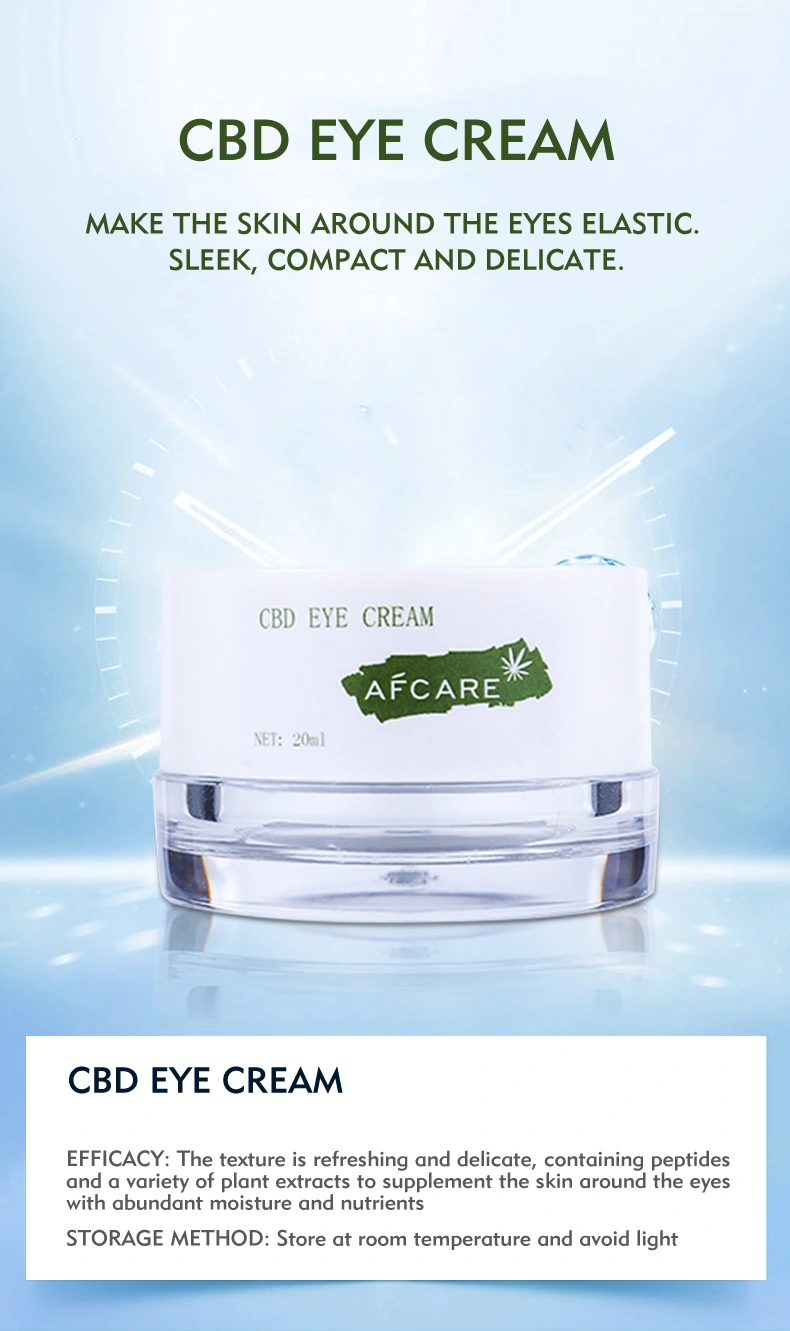 Private Label Firming Lifting Cannabidiol Cbd Eye Gel Anti Aging Anti Wrinkle Eye Cream