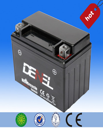 Motorcycle spare parts battery for motorcycle 12v 3ah good quality