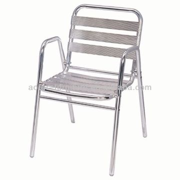 Aluminum garden stacking conference chair