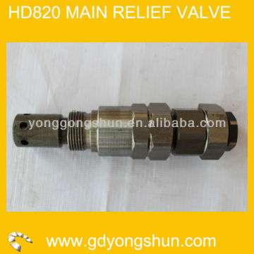 HD820 main relief valve main control valve