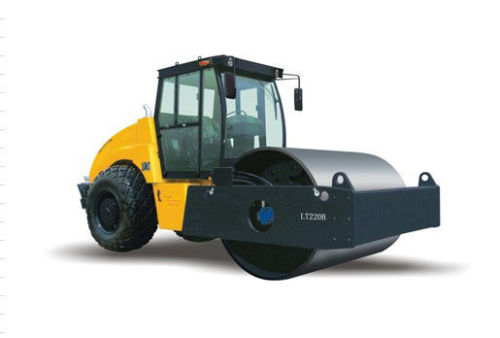Single Drum 14t Hydraulic Vibratory Road Roller For Highway , Railway