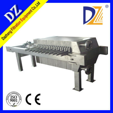 Dazhang High Efficiency Good Price Stainless Steel Filter Press Machine For Kecap