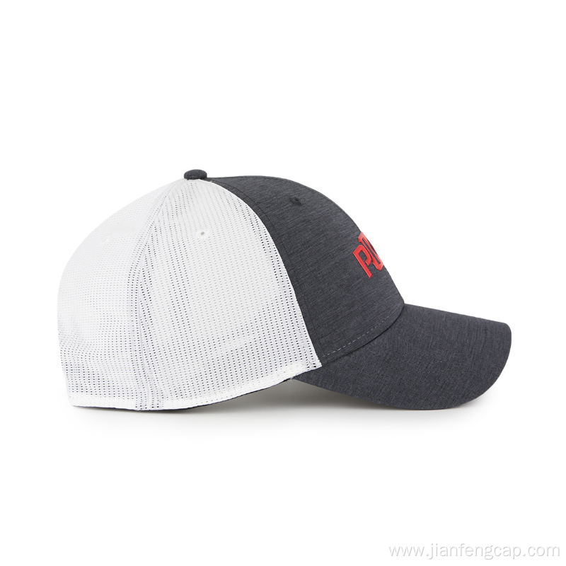 Performance mesh baseball cap for man