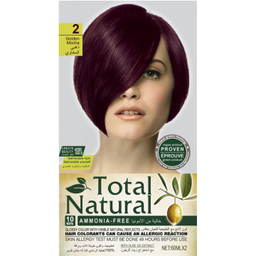 Natural Wheat Germ Oil Burgundy Hair Color Cream