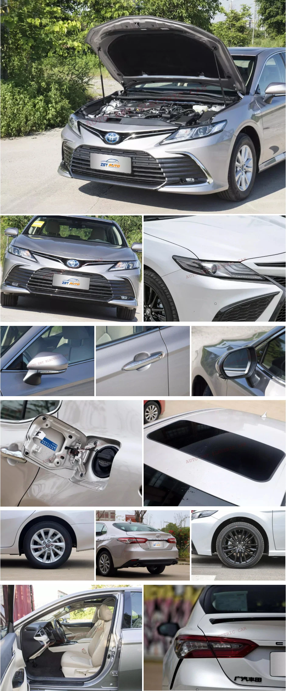 Camry 2.5g Luxury Version Cheap Price Used Cars Made in China Micro Car Petrol Car