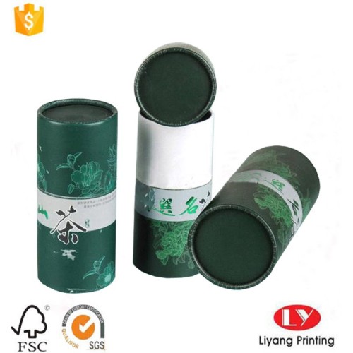 Round Cardboard Tube Tea Packaging Gift Box