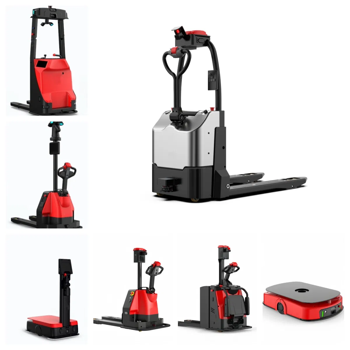 Laser Agv Warehouse Lifting Robot Material Handling Forklift Autonomous Mobile Stacking Robot
