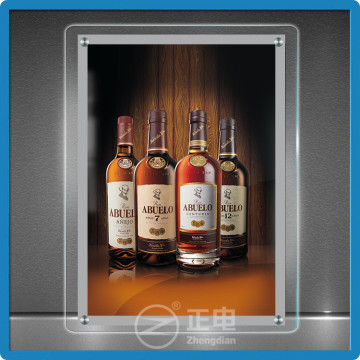 High Quality ZD Super Slim Light Box 90 Flashing Modes Sign Light Box RGB5050 LED Advertising Sign