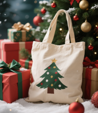 Canvas gift bags christmas