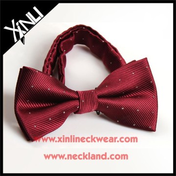 Polyester Wholesale Cheap Polyester Bowtie Hardware Bowtie Clip