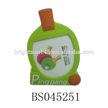 Promotion Gift Pingpong Racket Funny Alarm Clock With Picture Frame
