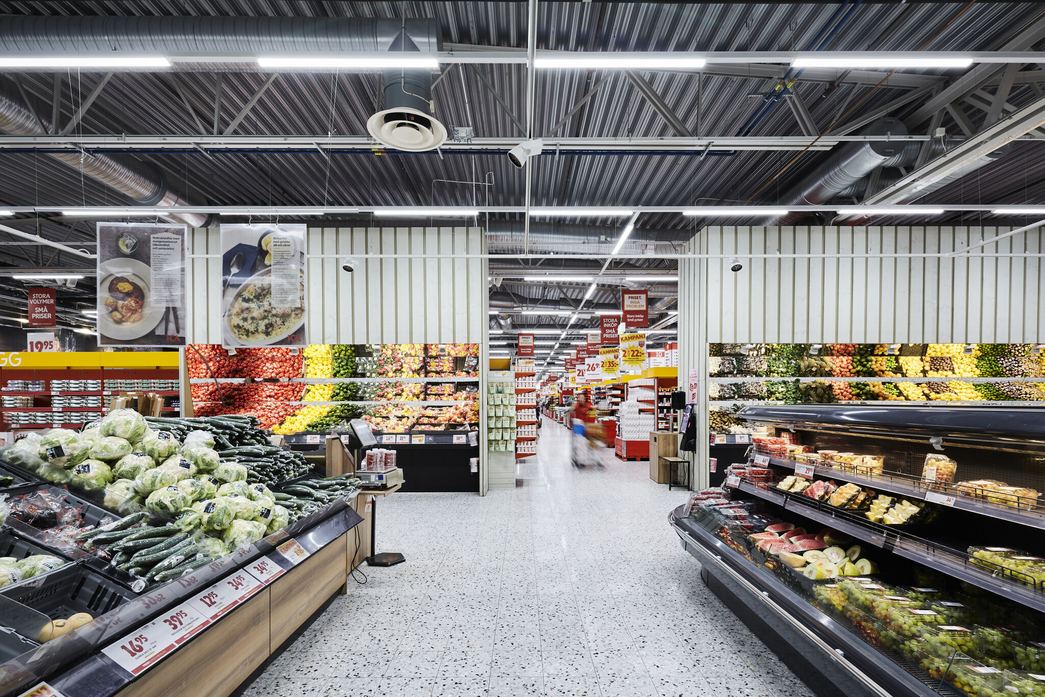 Led lighting for supermarkets