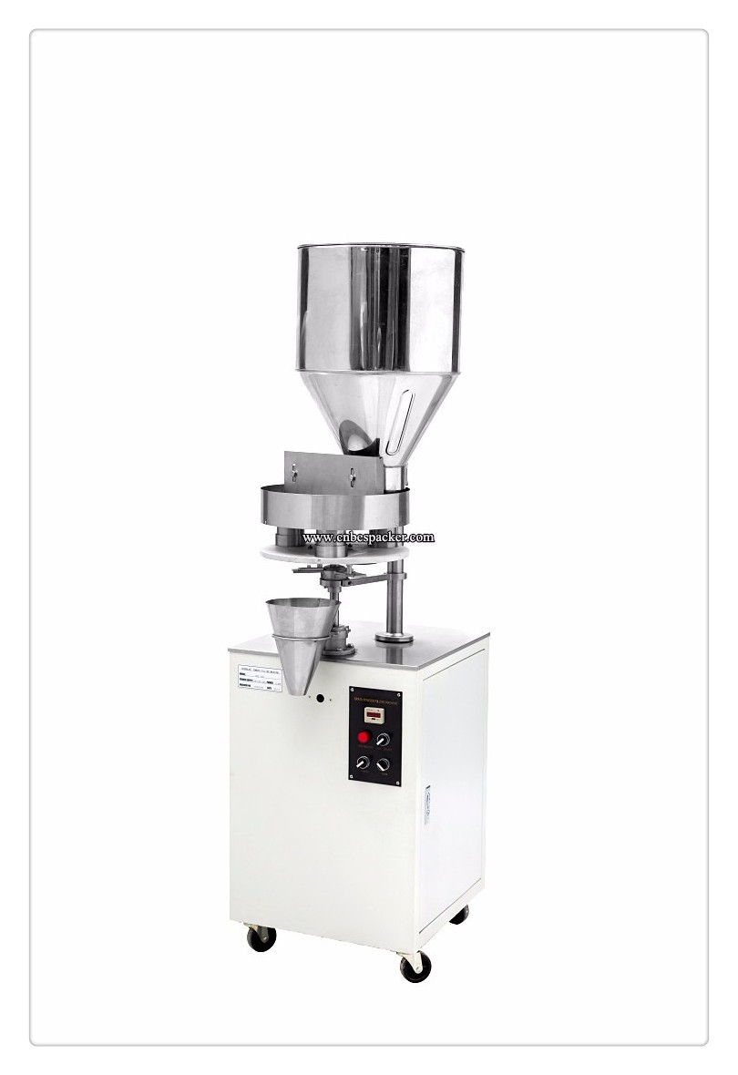 KFG-500 Semi auto granule filling and weighing sealing packaging machine