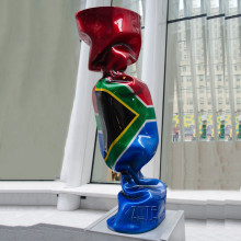 Outdoor decoration resin fiberglass candy statue