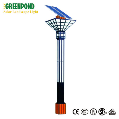 4m Pole Landscape Square Solar Light