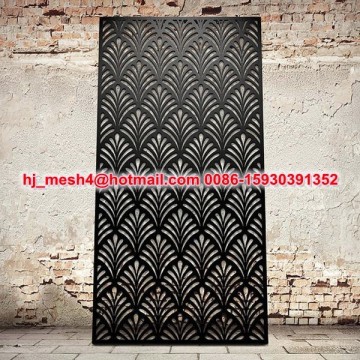 laser cut metal screen with customized pattern