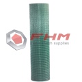 PVC Bersalut Welded Wire Cloth Warna Hijau