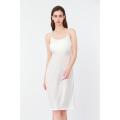 Dames witte slip jurk