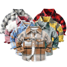 Kids Plaid Shirts & Coats: Boys Toddler and Baby Fleece Shirts & Girls Long Sleeve Flannel Jackets