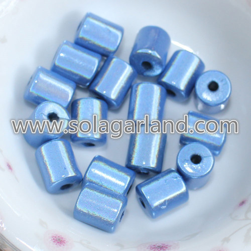 8 * 10MM ακρυλικό κύλινδρο Miracle Beads 3D Illusion Bead Charms