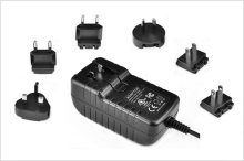 International detachable plug switching power adapter