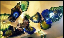 Unique Hotel Murano Plate Wall Lamp