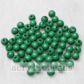 4MM manik longgar warna pepejal manik biji pony borong