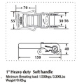 28 MM Zware en zachte ratelsluiting