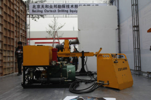 350m Depth Hydraulic Underground Drilling Rig For Coal Mine Tunnel Zdy4000