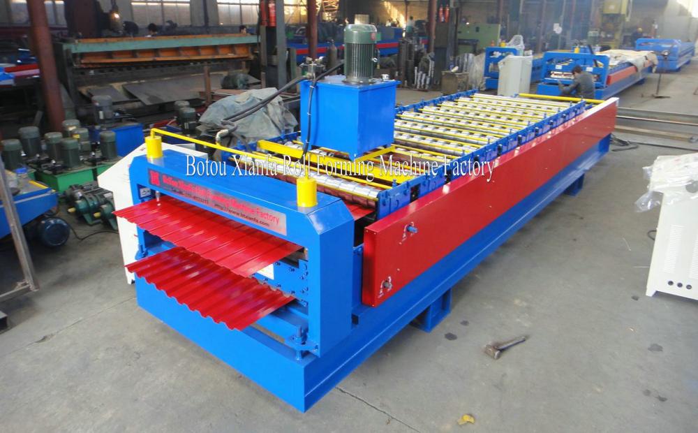 Russian style Double Deck roll forming machine