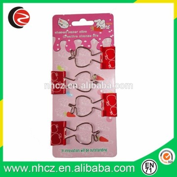 Apple shape assorted printing binder clip