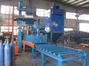 AUTOMATIC Stone shot blast machine