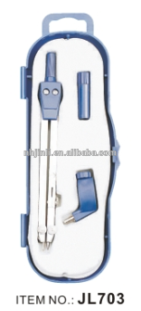 New math drawing set with bow compass and pencil leads