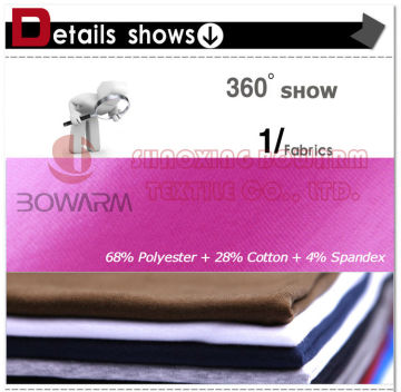Polyester Cotton Spandex Jersey Fabric